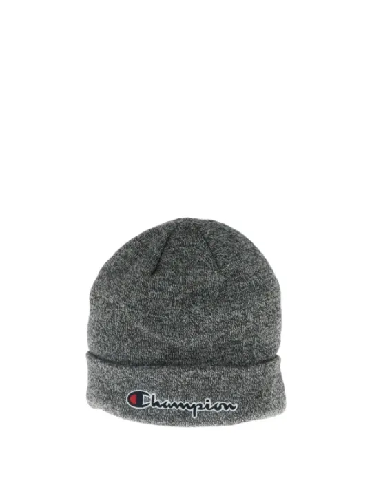 Graue Champion Wollmütze mit Logo