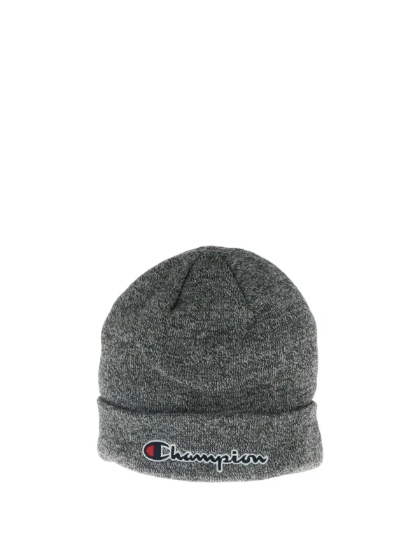 Graue Champion Wollmütze mit Logo