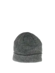 Graue Strickmütze flacher Rand Champion