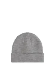 Graue Champion Strickmütze mit Krempe