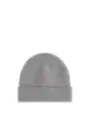 Graue Champion Strickmütze mit Krempe