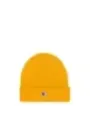 Gelbe Champion Strickmütze mit Logo