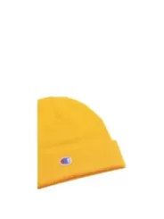 Gelbe Champion Beanie Mütze Logo