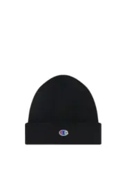 Schwarze Champion Beanie mit Logo