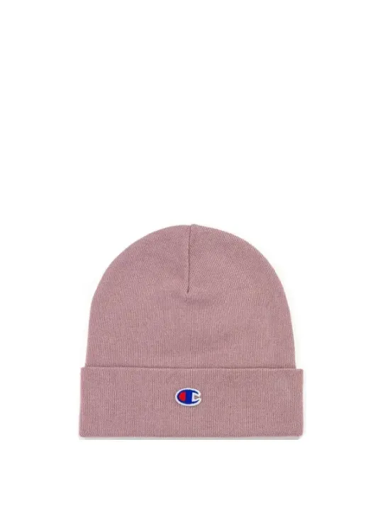 Rosa gerippte Champion-Mütze