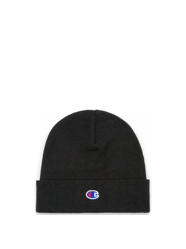 Schwarze Champion Strickmütze mit Logo