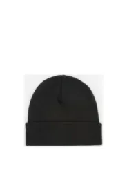 Dunkelgraue Strickmütze aus Acryl