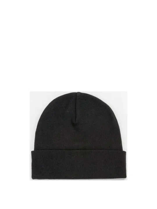 Dunkelgraue Strickmütze aus Acryl