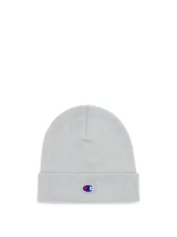 Graue Champion Strickmütze mit Logo