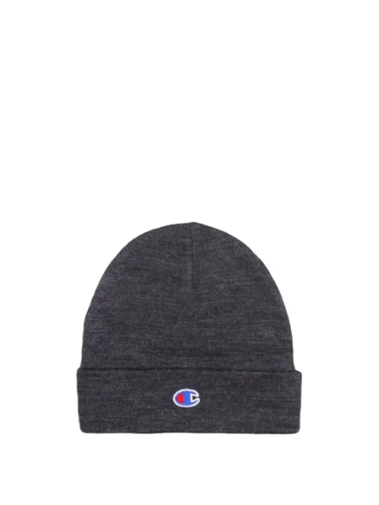 Charcoal Champion Beanie mit Logo