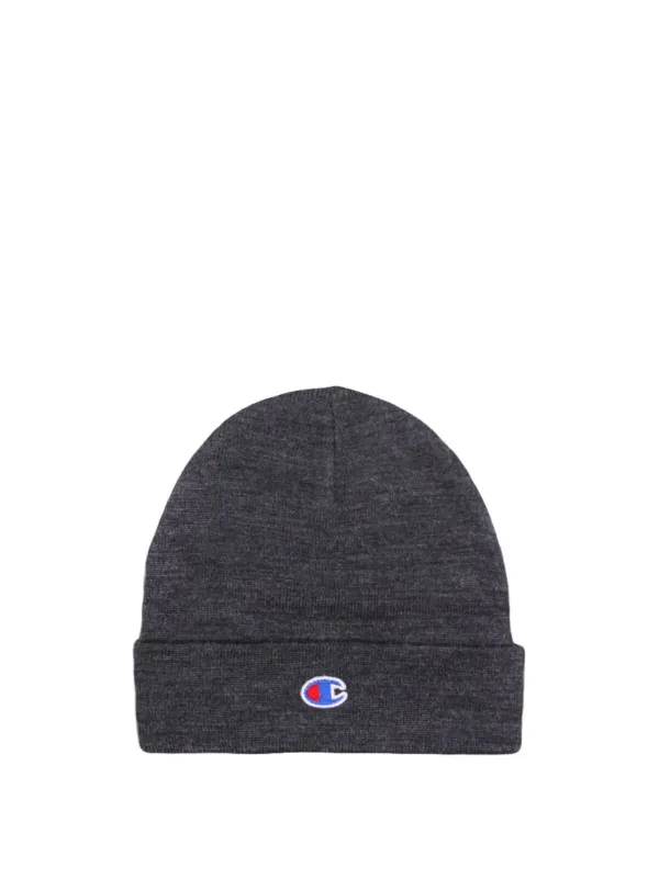 Charcoal Champion Beanie mit Logo