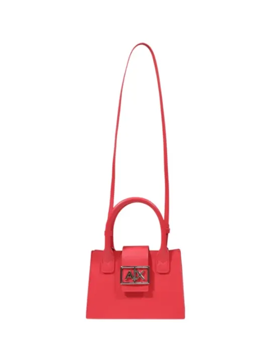 Rote Armani Exchange Handtasche mit Logo