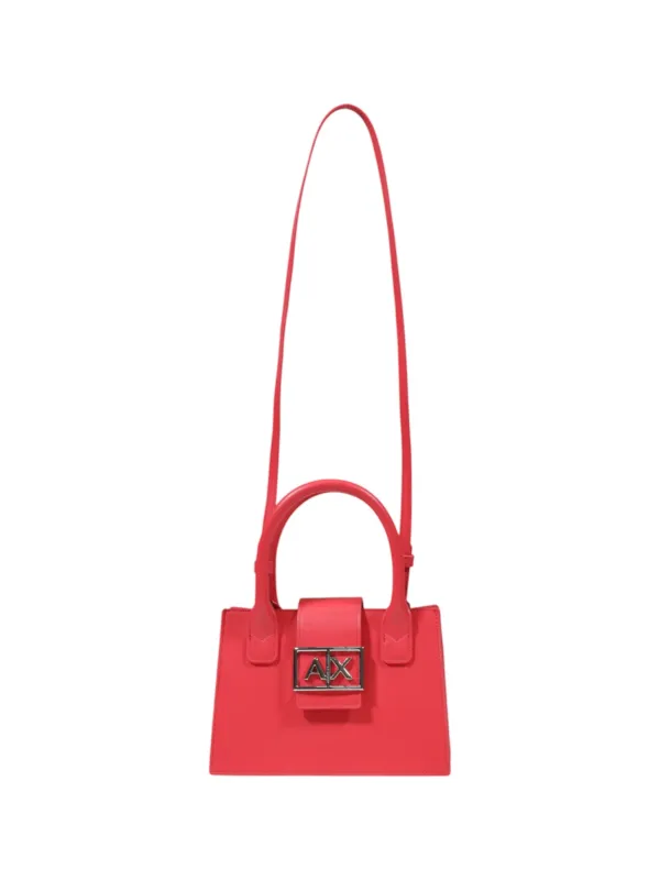 Rote Armani Exchange Handtasche mit Logo