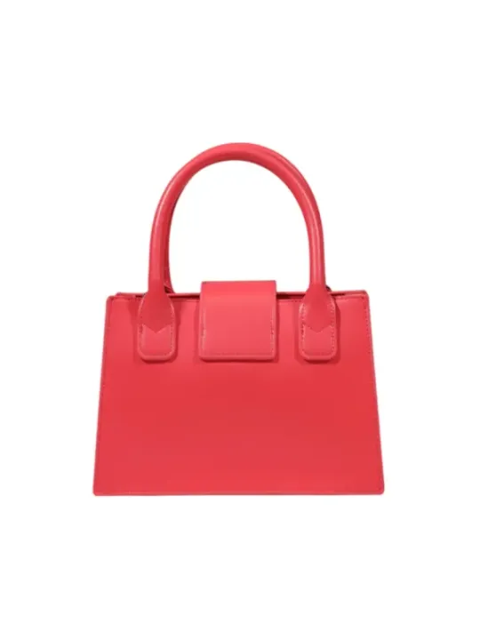 Korallenfarbene Armani Exchange Handtasche aus Leder