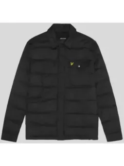 Schwarze gesteppte Lyle & Scott Jacke