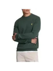 Grüner Lyle & Scott Fleece-Pullover
