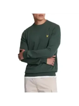 Grüner Lyle & Scott Fleece-Pullover