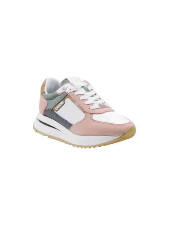 Weiße Guess 480980 Sneaker mit Streifen