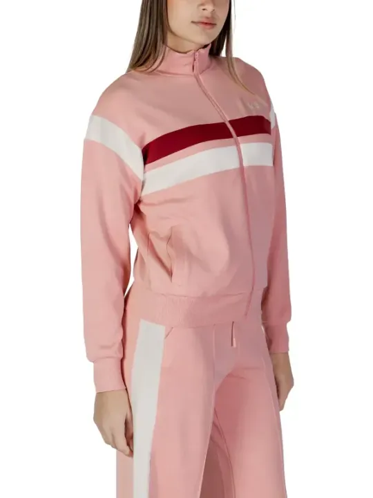 Frauen Sportanzug zweifarbig reißverschluss