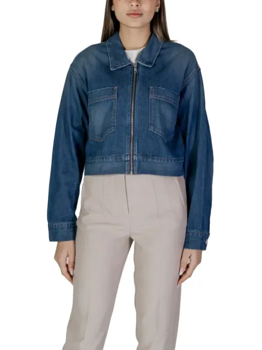 Vintage Replay Denimjacke mit Stickerei