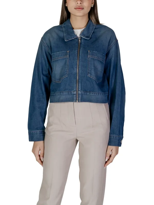 Vintage Replay Denimjacke mit Stickerei