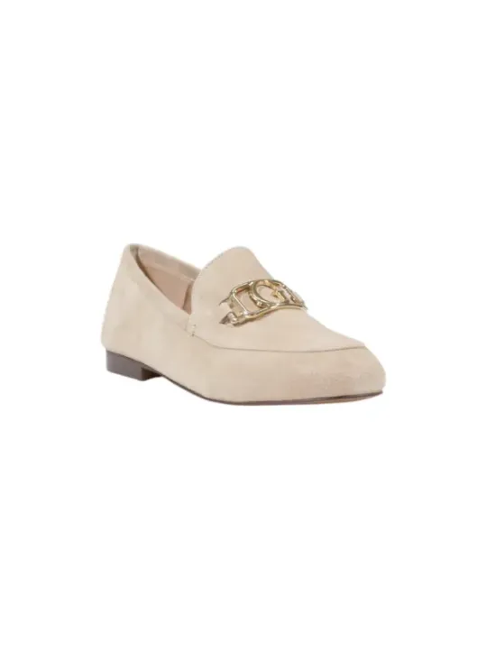 Beige Wildleder Guess Slipper Schuh