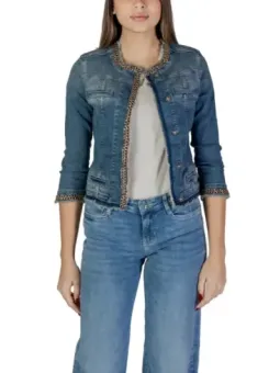 Liu Jo Damen Jeansjacke mittelwaschung