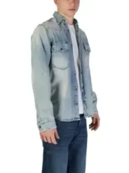 Leichte Jeanshemd mit Brusttaschen