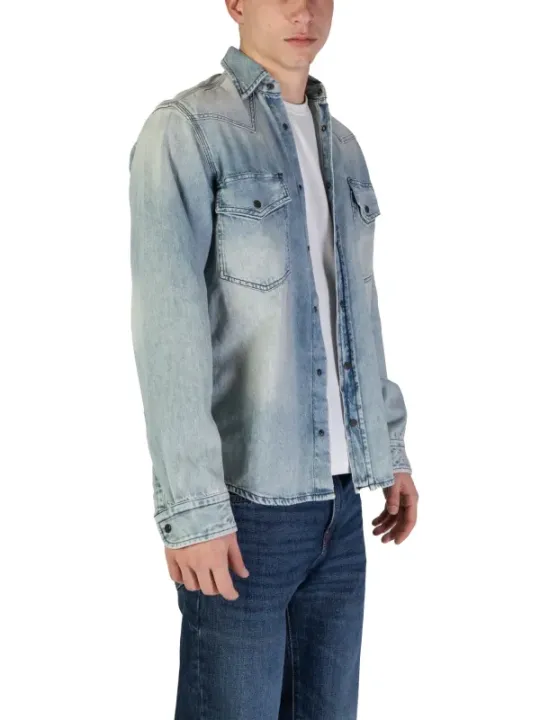 Leichte Jeanshemd mit Brusttaschen