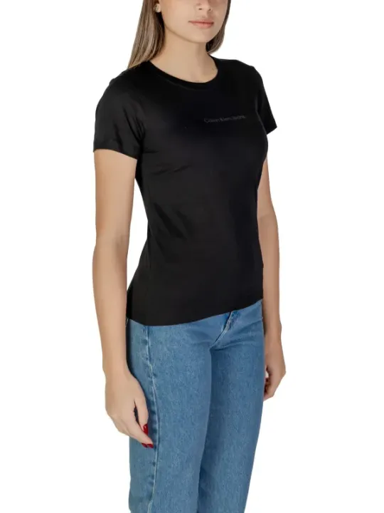 Schwarzes Calvin Klein Damen T-Shirt