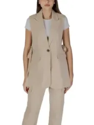 Beiger Damen Blazer Hosenanzug