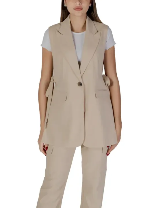 Beiger Damen Blazer Hosenanzug