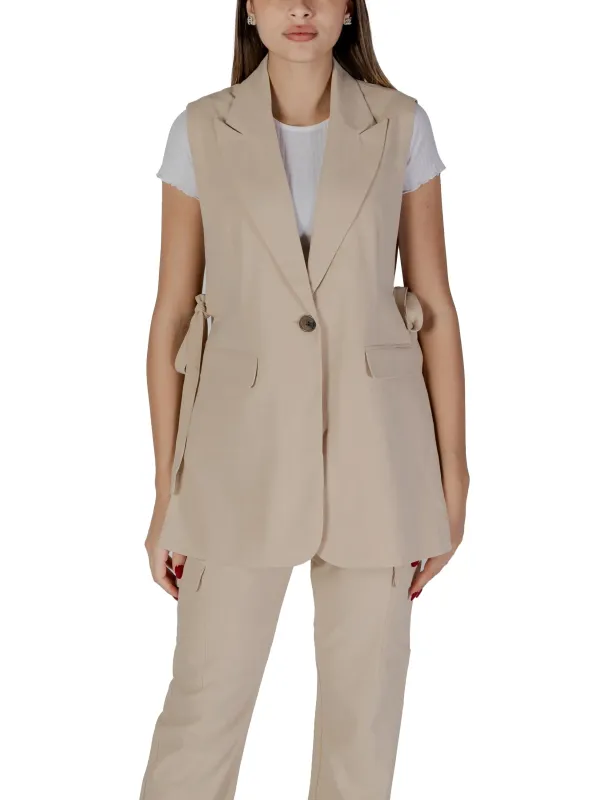 Beiger Damen Blazer Hosenanzug