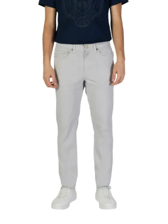 Helle graue Giorgio Armani Chinos