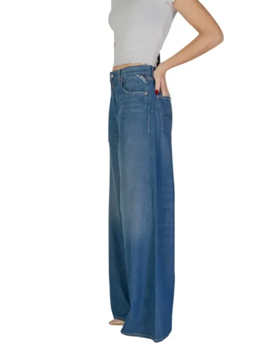 Blaue Replay Weite Bein Jeans