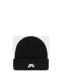 Graue Nike SB Strickmütze gestickt