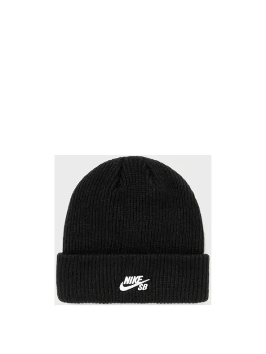 Graue Nike SB Strickmütze gestickt