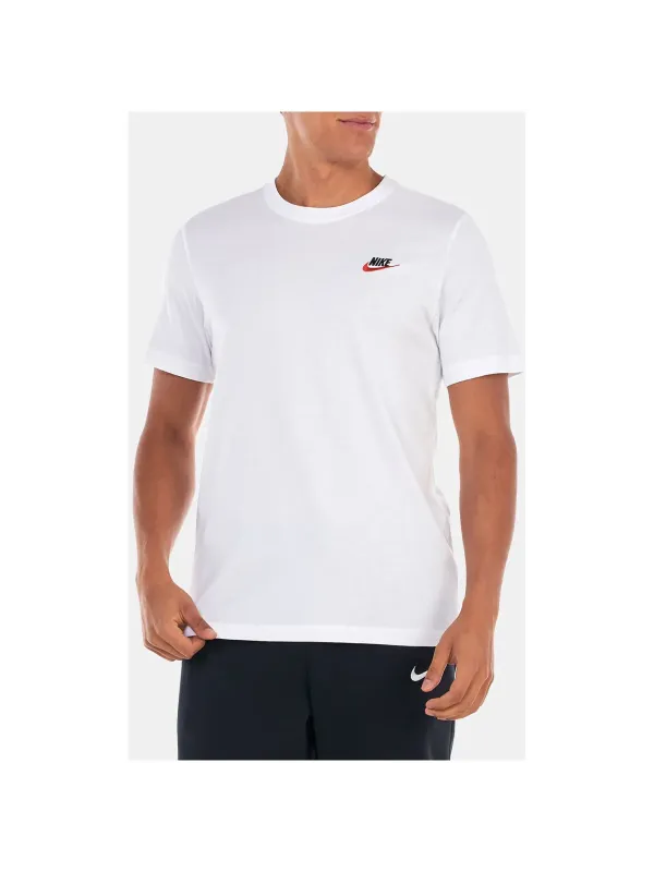 Weißes Nike T-Shirt mit Swoosh