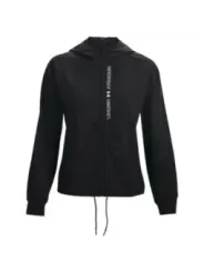 Schwarze Under Armour Sportjacke mit Kapuze