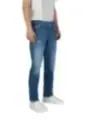Blaue Straight-Leg Replay Jeans für Herren