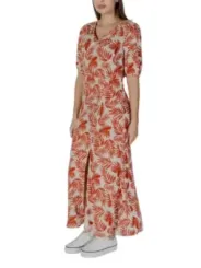 Rotes Blattmuster Kleid B.young 480708