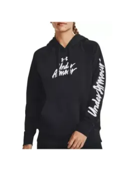 Schwarzer Under Armour Kapuzenpullover