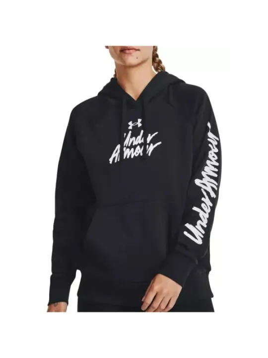 Schwarzer Under Armour Kapuzenpullover