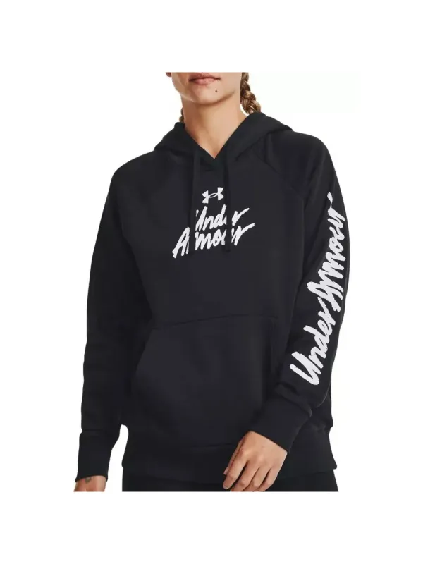 Schwarzer Under Armour Kapuzenpullover
