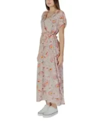 Blumenmuster langes Sommerkleid B.young