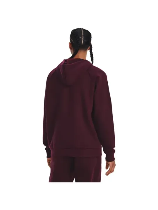 Burgunderfarbener Hoodie und Leggings-Set