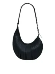 Dunkelbraune Desigual Leder Umhängetasche