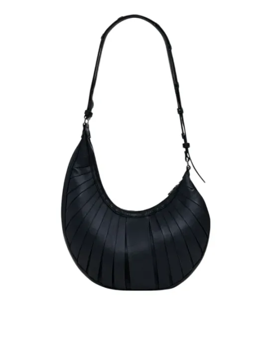 Dunkelbraune Desigual Leder Umhängetasche