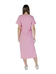 Pinkes B.young Kleid mit Rückenausschnitt