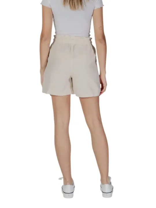 Beige B.young Shorts, hohe Taille